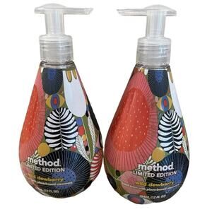 Method Hand Soap Foaming Limited Edition Wild Dewberry Lot Of 2 Lisa‎ Congdon